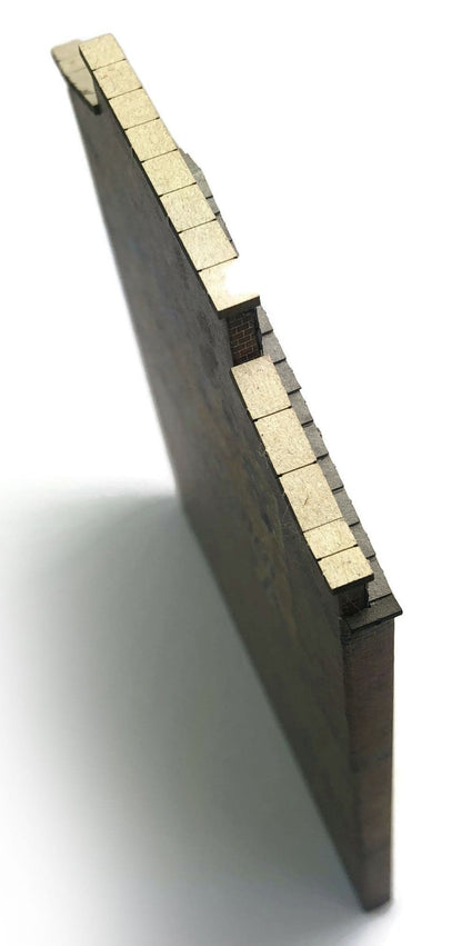 Bonded Warehouse End Wall Model Kit