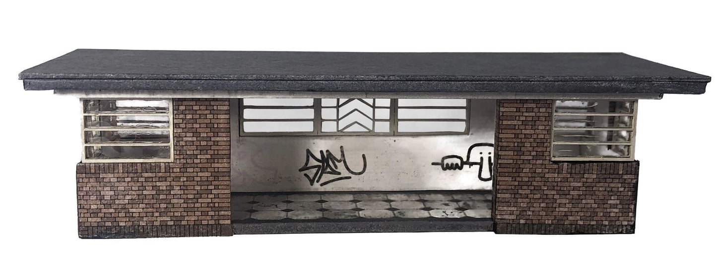 1930's Art Deco Bus/Tram Shelter Model Kit
