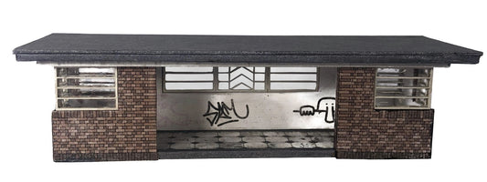1930's Art Deco Bus/Tram Shelter Model Kit