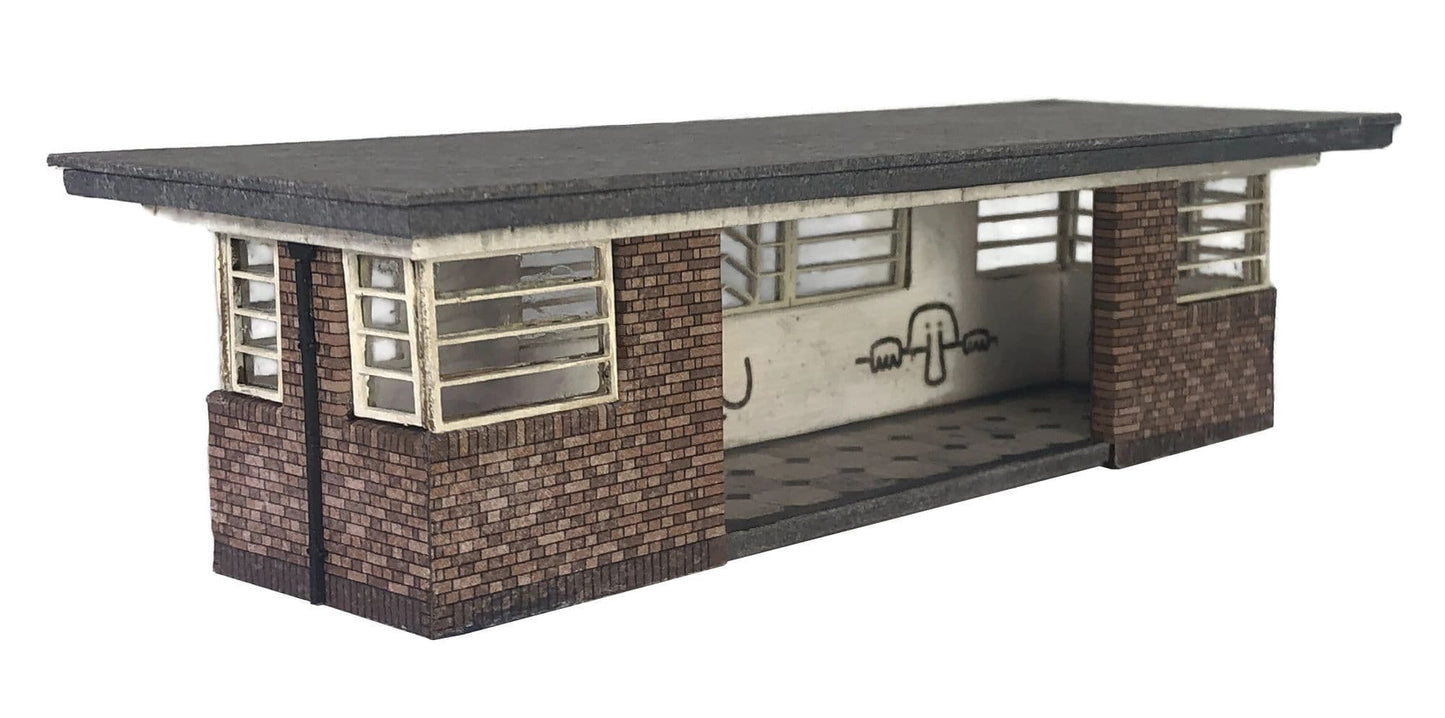 1930's Art Deco Bus/Tram Shelter Model Kit
