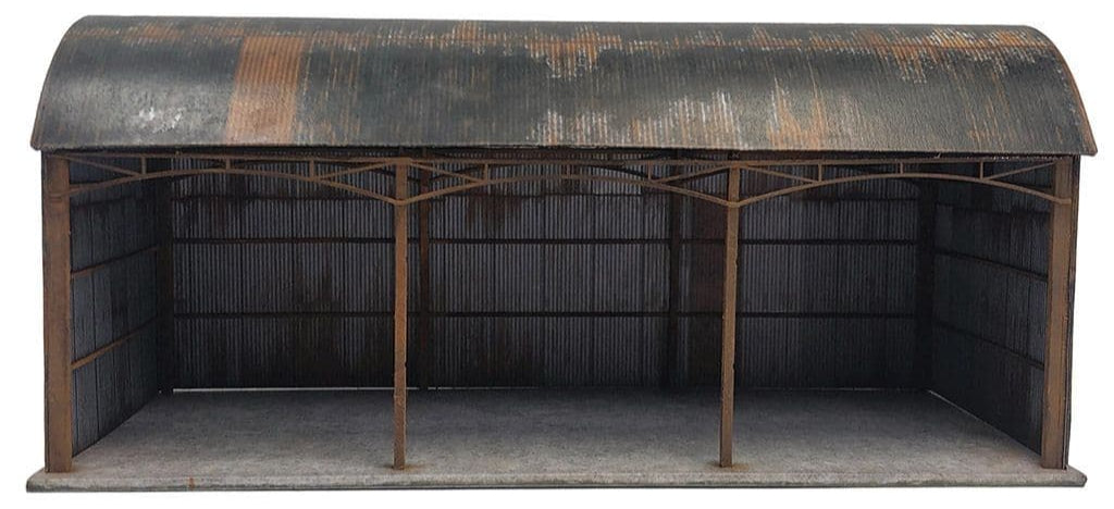Barn Model Kit Scale Model Scenery KX099 OO/HO Dutch Barn Model Kit – Rails