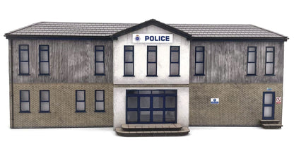 Low Relief Police Station Model Kit