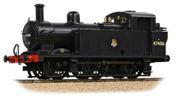 LMS Fowler 3F (Jinty) 47406 BR Black (Early Emblem) Steam Locomotive