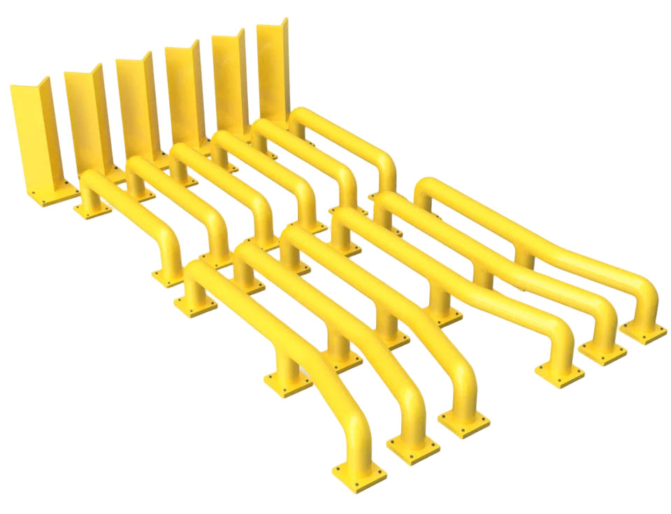 N Gauge Loading Bay Pack (Pack of 3) - Unpainted Model Kit