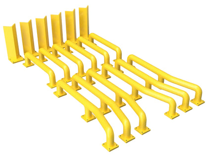 N Gauge Loading Bay Pack (Pack of 3) - Unpainted Model Kit