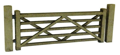OO/HO Five Bar Gates Model Kit (x3)