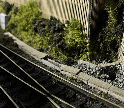 Laser Cut Concrete Lineside Trunking Model Kit