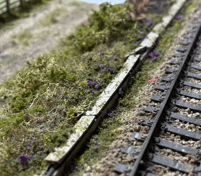 Laser Cut Concrete Lineside Trunking Model Kit