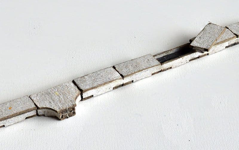 Laser Cut Concrete Lineside Trunking Model Kit
