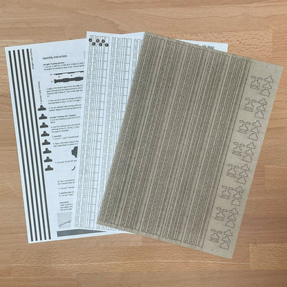 Laser Cut Concrete Lineside Trunking Model Kit