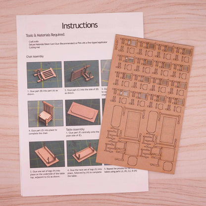 Tables & Chairs Model Kit