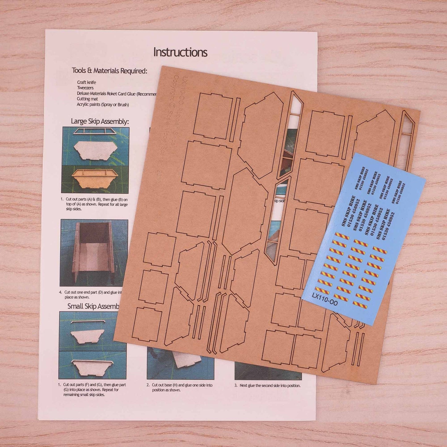 Rubbish Skips Model Kit