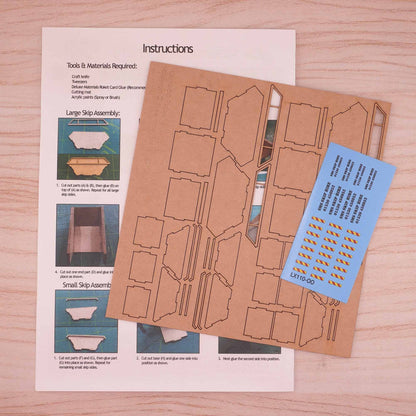 Rubbish Skips Model Kit