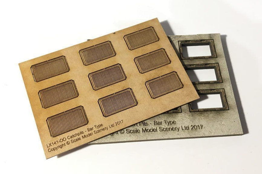 Laser Cut Drainage Catchpits Bar Type Model Kit