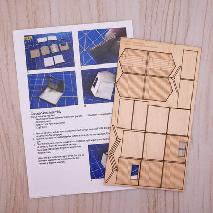 OO/HO Garden Sheds Model Kit