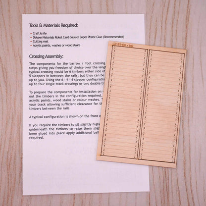 New Sleeper Barrow Crossing/Foot Crossing Model Kit