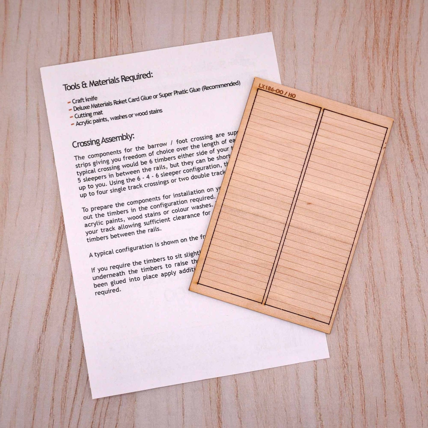 New Timber Barrow Crossing/Foot Crossing Kit Model Kit