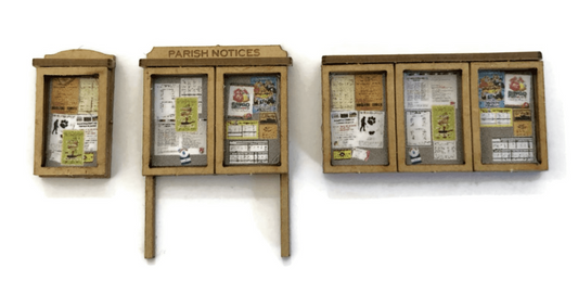 Parish / Village / Church Noticeboards Model Kit