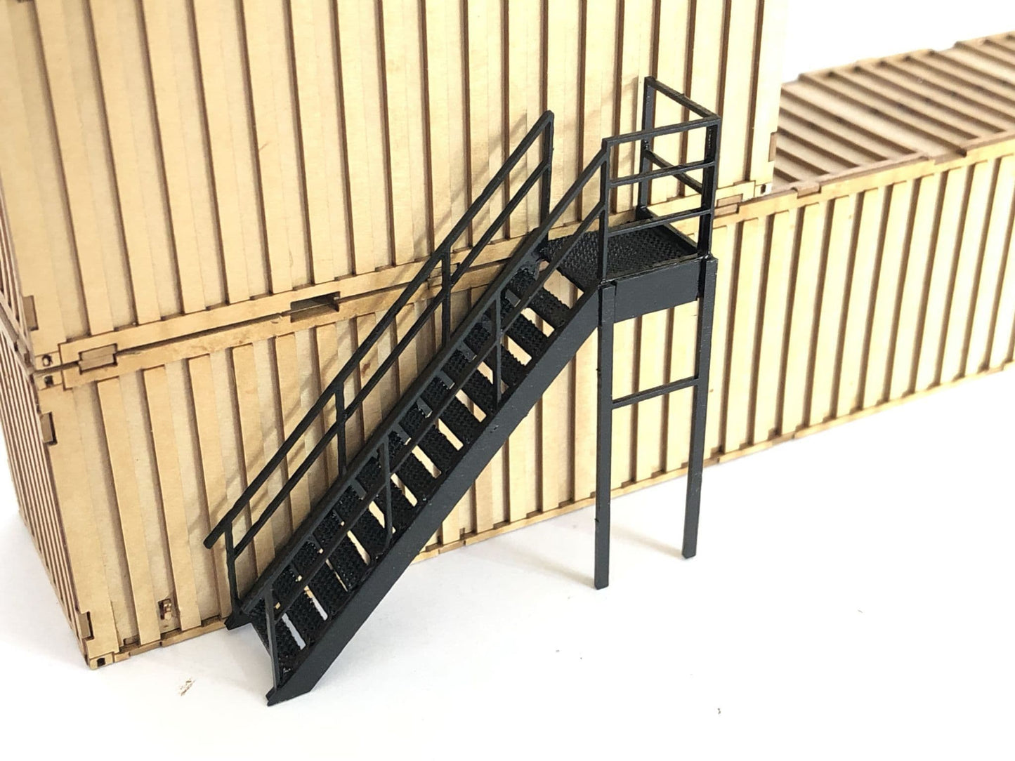 Laser Cut Steel Staircase / Fire Escape Model Kit
