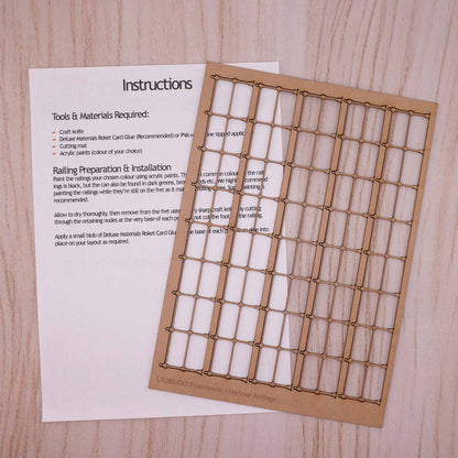 Quayside / Harbour / Promenade Railings Model Kit