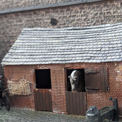 OO/HO Pre-Weathered Laser Cut Roof Slates Model Kit