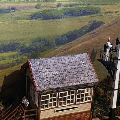 OO/HO Pre-Weathered Laser Cut Roof Slates Model Kit