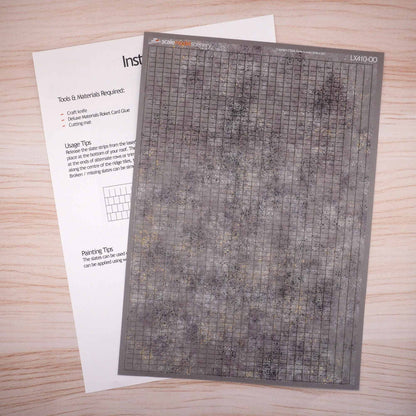 OO/HO Pre-Weathered Laser Cut Roof Slates Model Kit