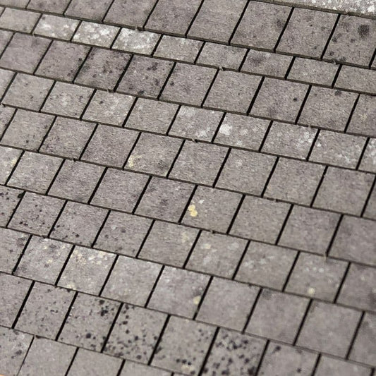 OO/HO Lightly Weathered Roof Slates Model Kit