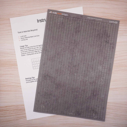 OO/HO Lightly Weathered Roof Slates Model Kit