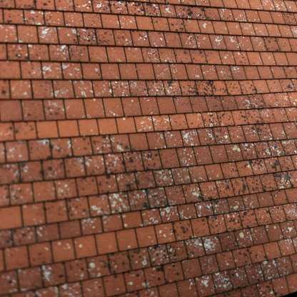 OO/HO Pre-Weathered Terracotta Roof Tiles Model Kit