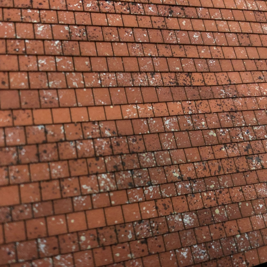 OO/HO Pre-Weathered Terracotta Roof Tiles Model Kit