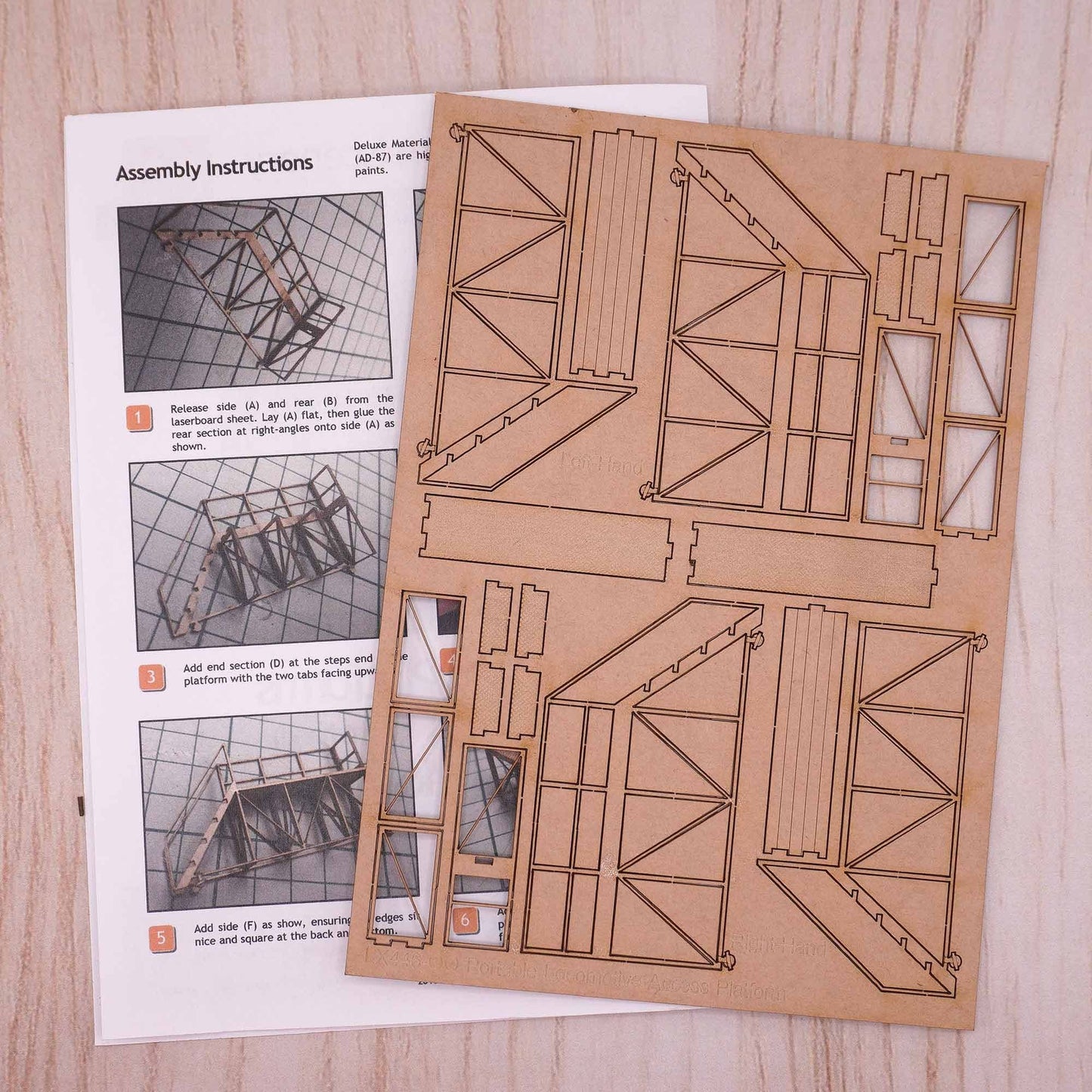 Portable Locomotive Access Platforms Model Kit