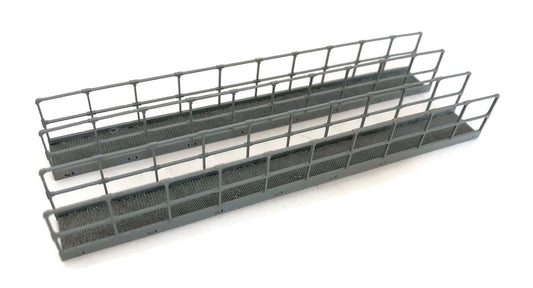 Extra Long Laser Cut Industrial Walkways With Railings Model Kit