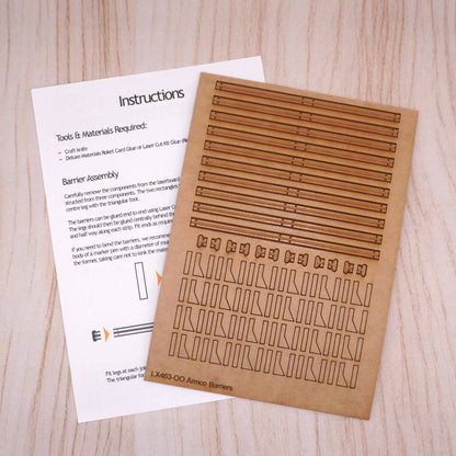 Armco Style Roadside & Depot Safety Barriers Model Kit