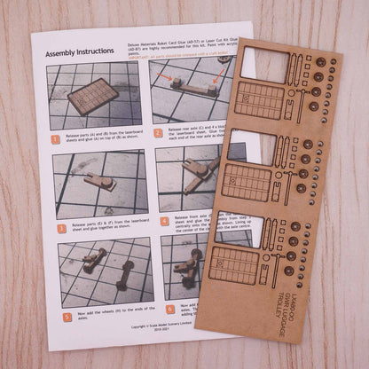 GWR Luggage Trolley Model Kit