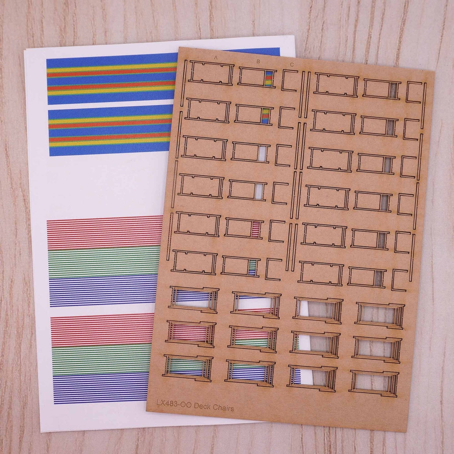 Deckchairs Model Kit