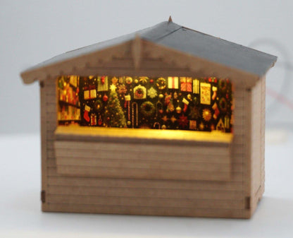Christmas Market Stall Model Kit