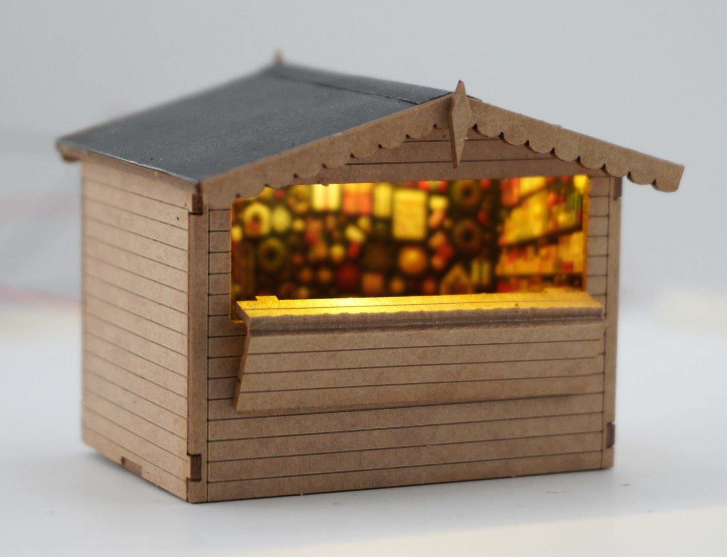 Christmas Market Stall Model Kit