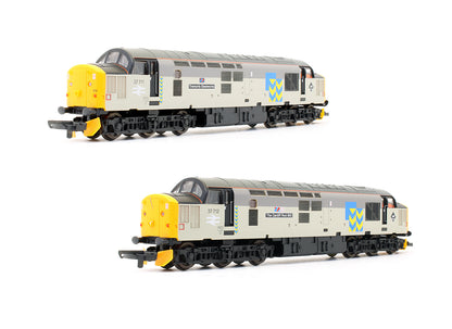 Pre-Owned Metals Sector Class 37711 'Tremorfa Steelworks & Class 37712 'The Cardiff Rod Mill' Diesel Locomotive Twin Set - Limited Edition