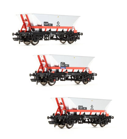 Pre-Owned ACC2572HDA-RR3 Set of 3 HDA MGR Hopper Wagons - Railfreight Red - Pack 3