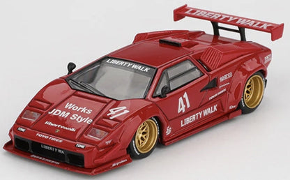 MGT01100-L Lamborghini Countach LB-Works Red (LHD)
