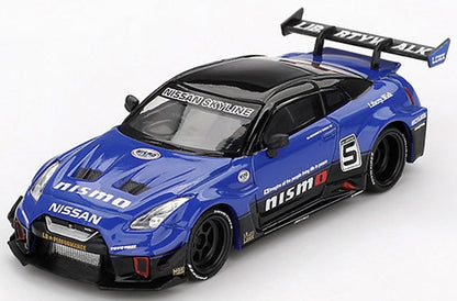 MGT01124-R LB-Silhouette WORKS GT NISSAN 35GT-RR Ver.2 Blue (RHD)
