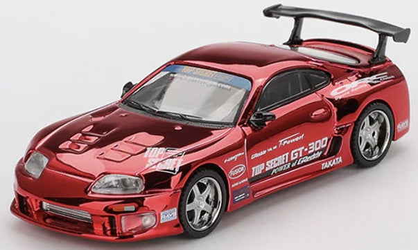 MGT01132-R Toyota Supra (A80) Top Secret GT-300 Top Secret Red Chrome (RHD)