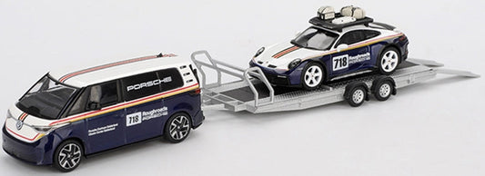 MGTS0019 Porsche 911 Dakar No.718/Volkswagen ID. Buzz Porsche Centrum