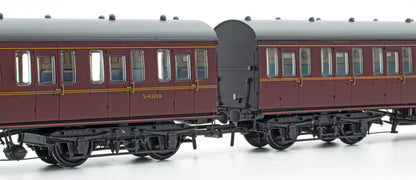 BR Mk1 57' Non-Gangway Coach - C - Plain Maroon M41000