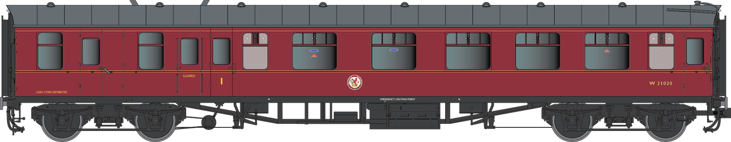 BR Mk1 Maroon BCK W21020 Western Region - DCC Fitted