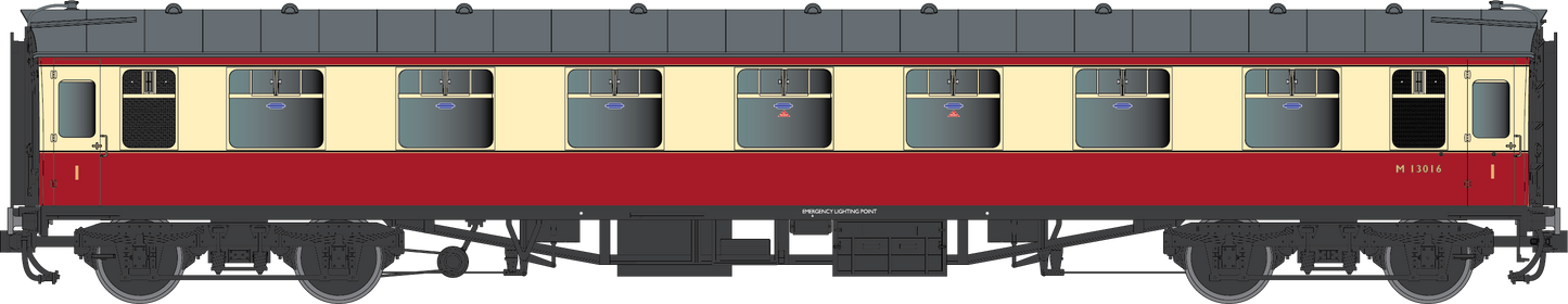 BR Mk1 Crimson & Cream FK Unnumbered - DCC Fitted