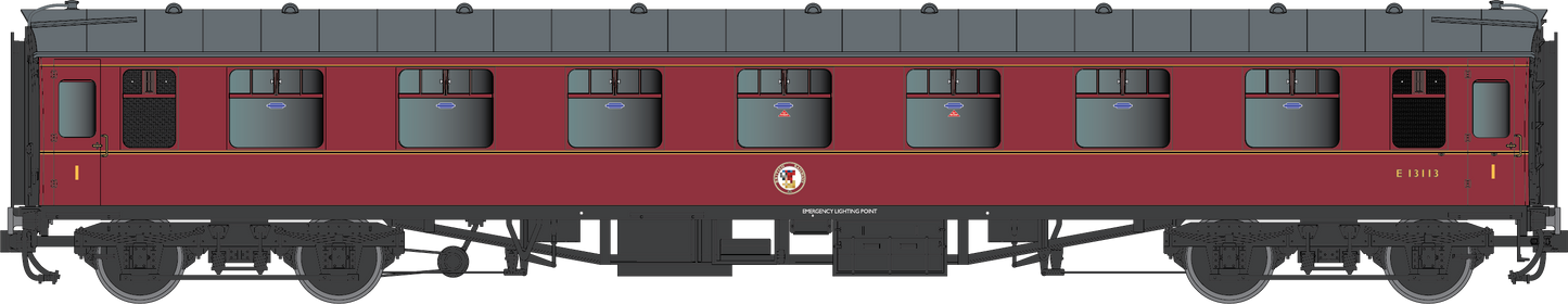 BR Mk1 Maroon FK E13113 Eastern Region - DCC Fitted