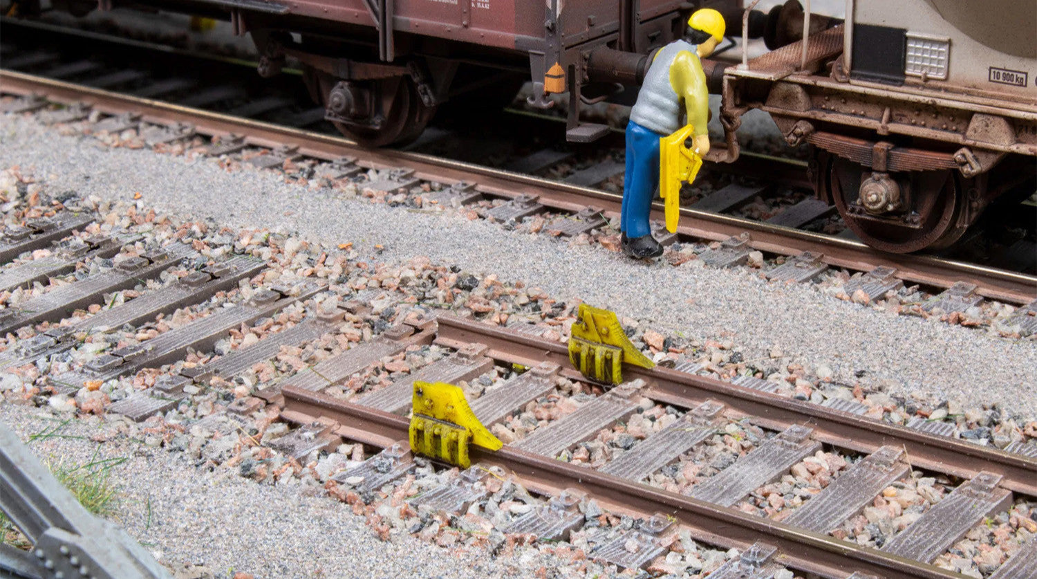 Noch N13904 Rail Anchor 3D Mini 10pcs (Pre-Built) – Rails