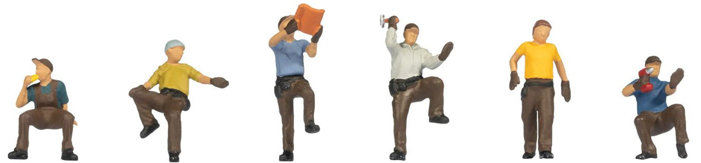 N15049 Roofers (6) Figure Set